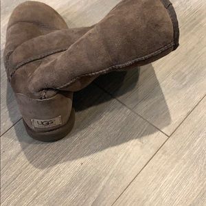 Brown tall uggs